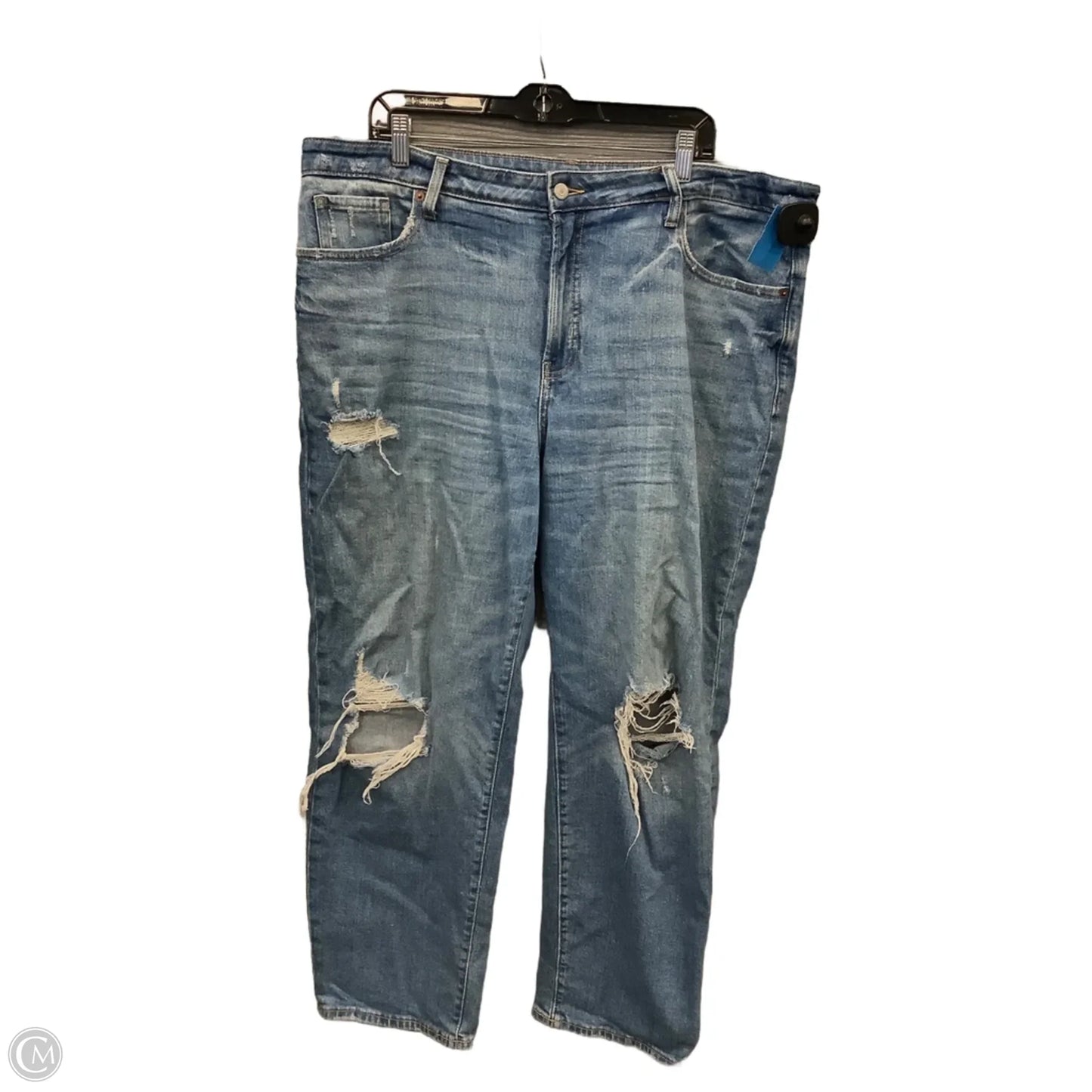 Jeans Wide Leg By Old Navy In Blue Denim, Size: 18