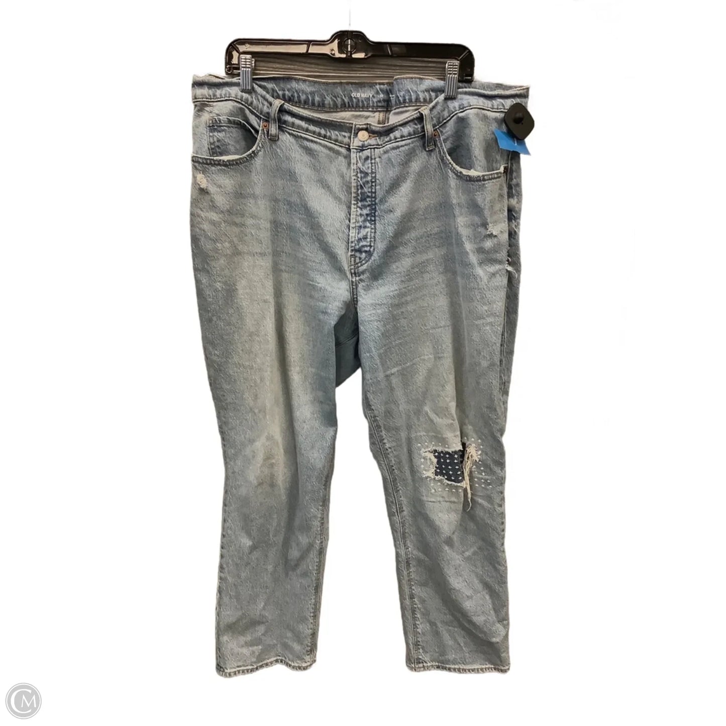 Jeans Straight By Old Navy In Blue Denim, Size: 18