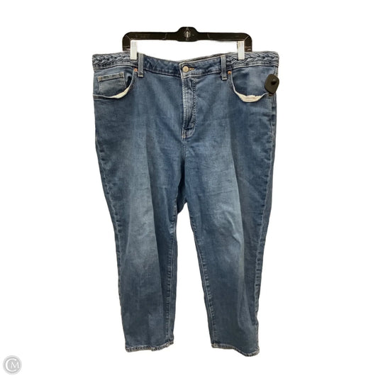 Jeans Straight By Old Navy In Blue Denim, Size: 18