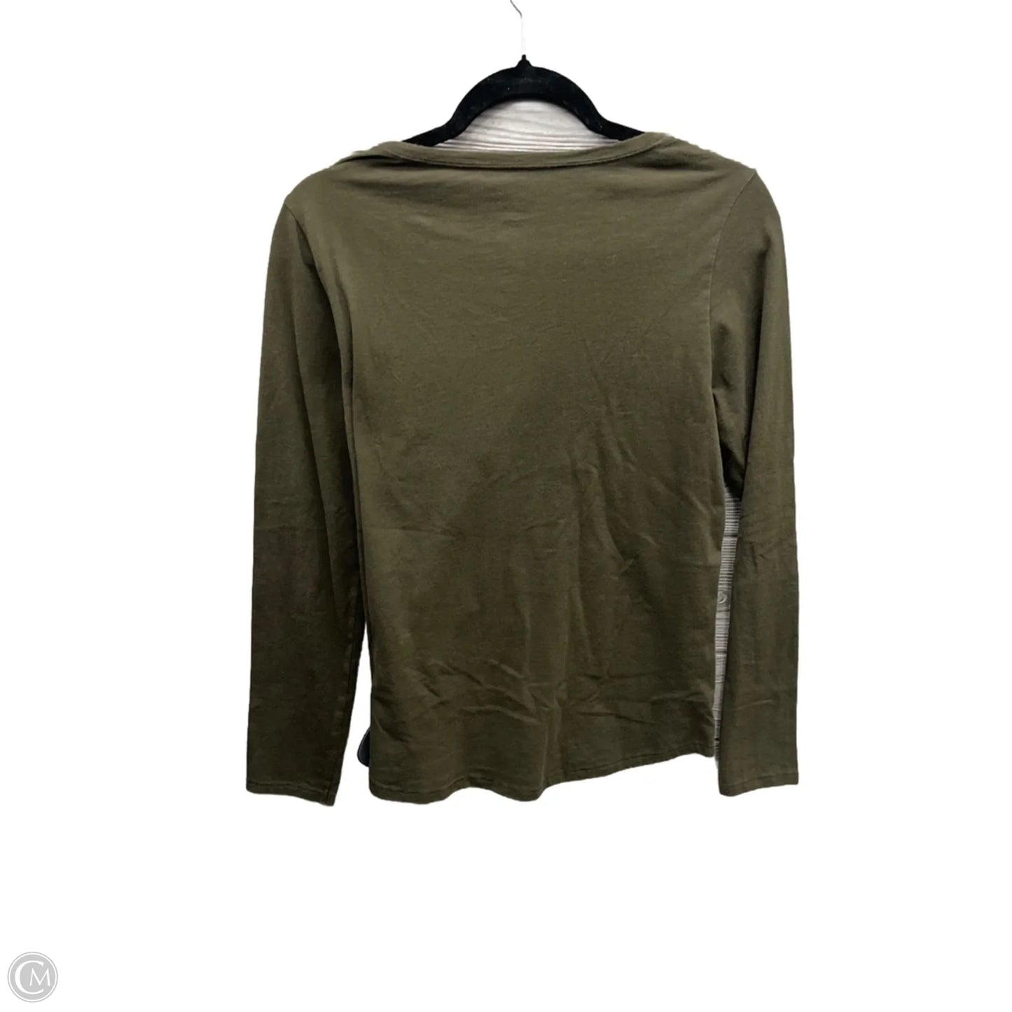 Top Long Sleeve Basic By Sonoma In Green, Size: M