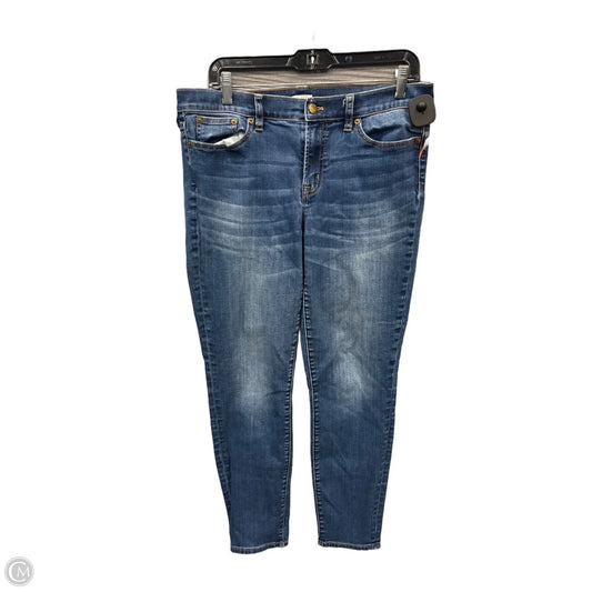 Jeans Skinny By J. Crew In Blue Denim, Size: 10