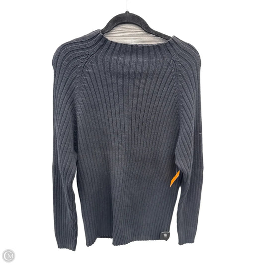 Sweater By Croft And Barrow In Black, Size: L