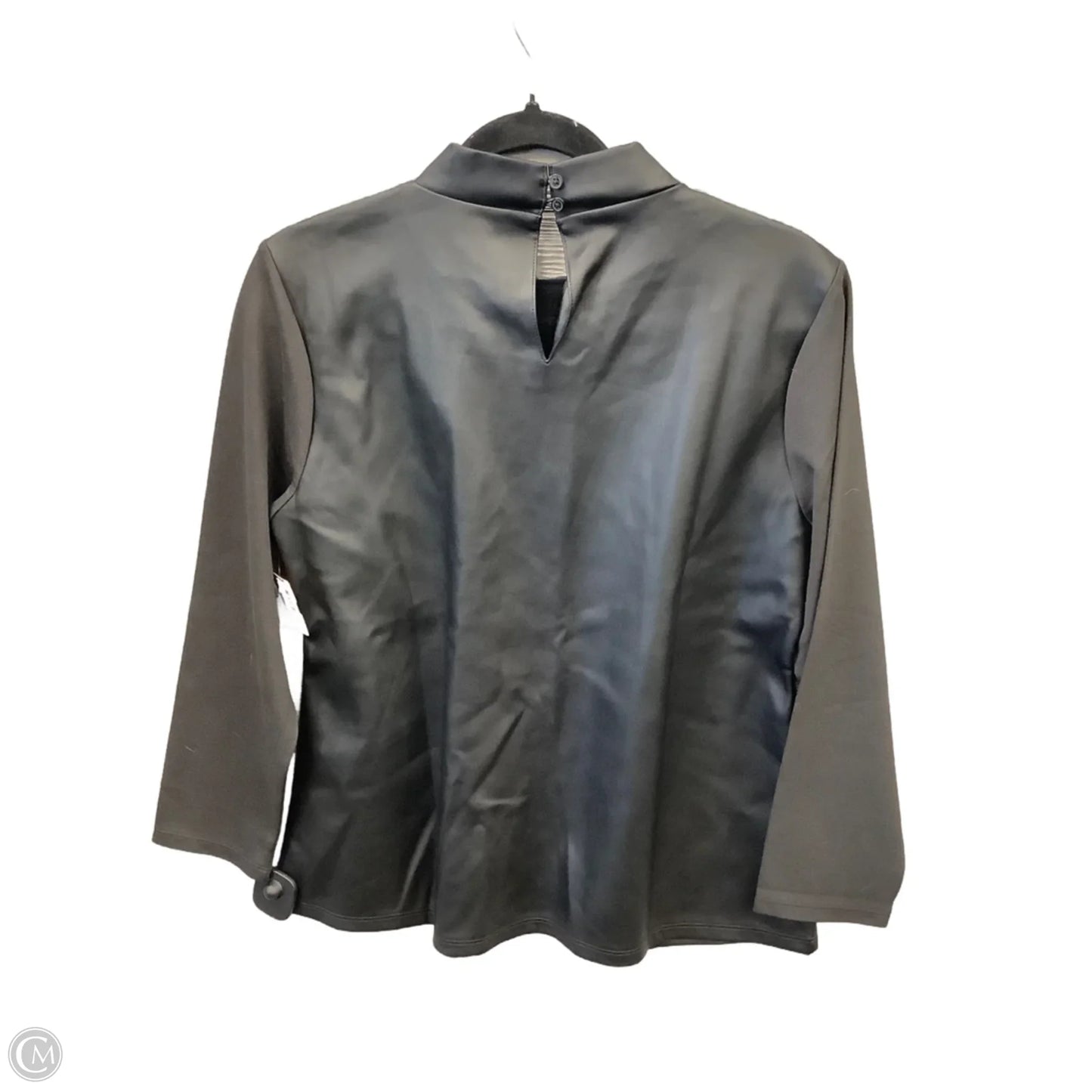 Top Long Sleeve By Ann Taylor In Black, Size: M