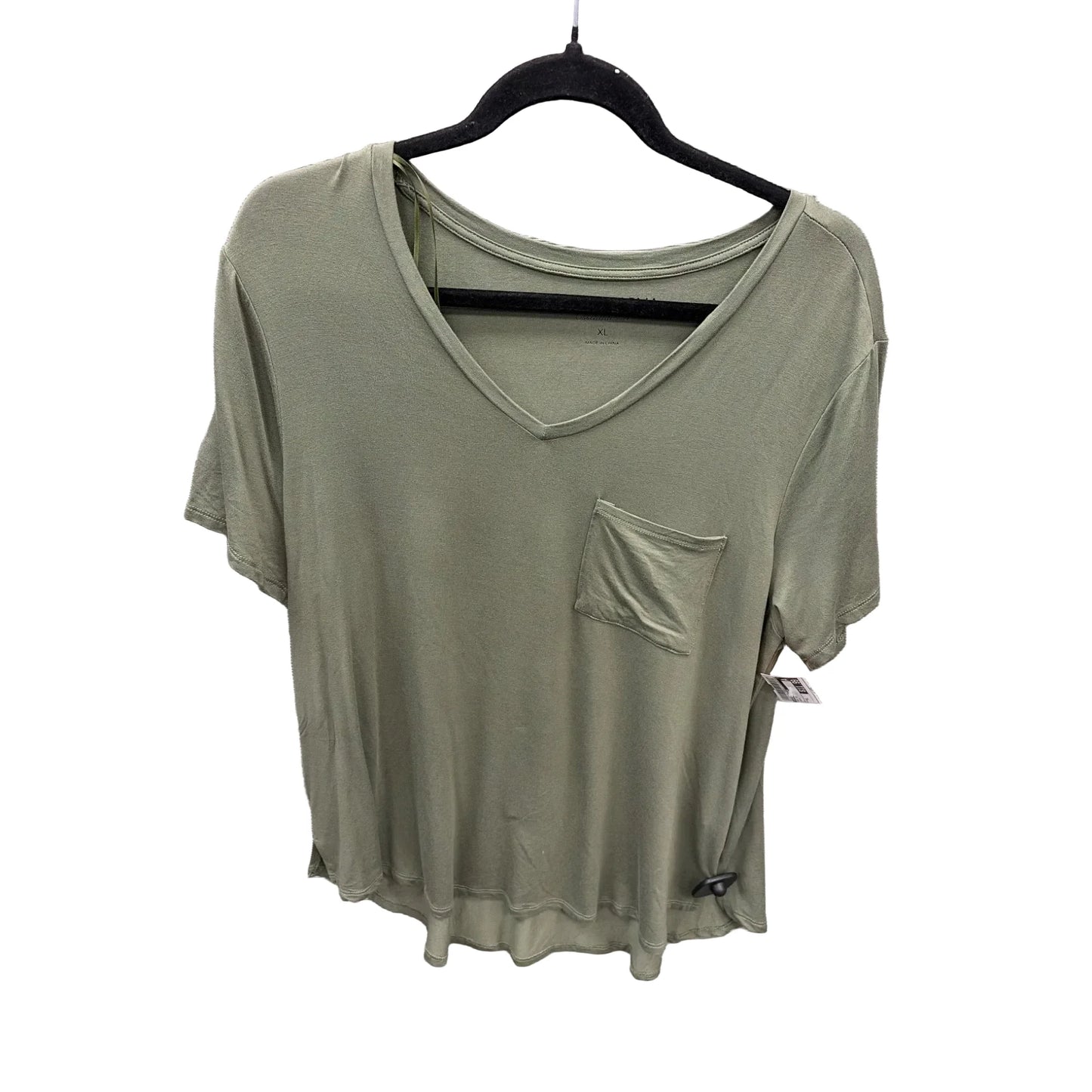 Top Short Sleeve By Grace + Karma In Green, Size: Xl