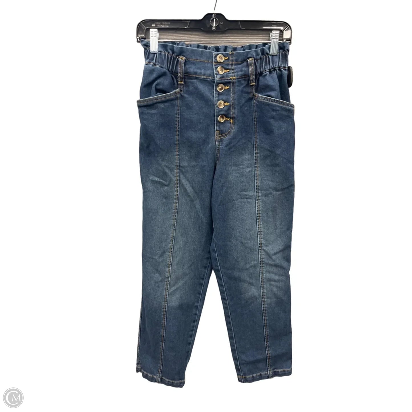 Jeans Straight By Time And Tru In Blue Denim, Size: 4