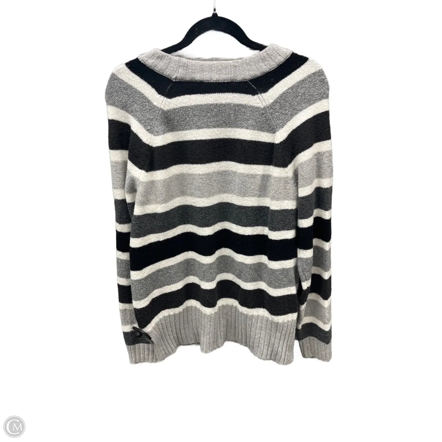 Sweater By Time And Tru In Striped Pattern, Size: L