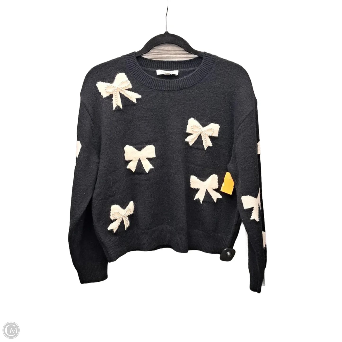 Sweater By Francesca's In Black, Size: S