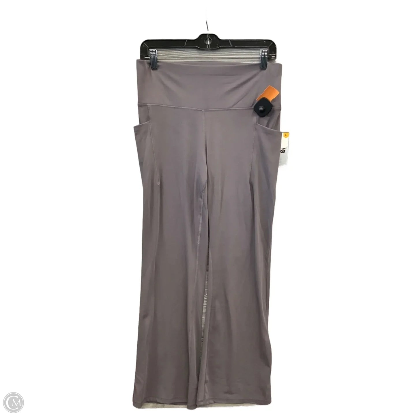 Athletic Leggings By Avia In Grey, Size: L