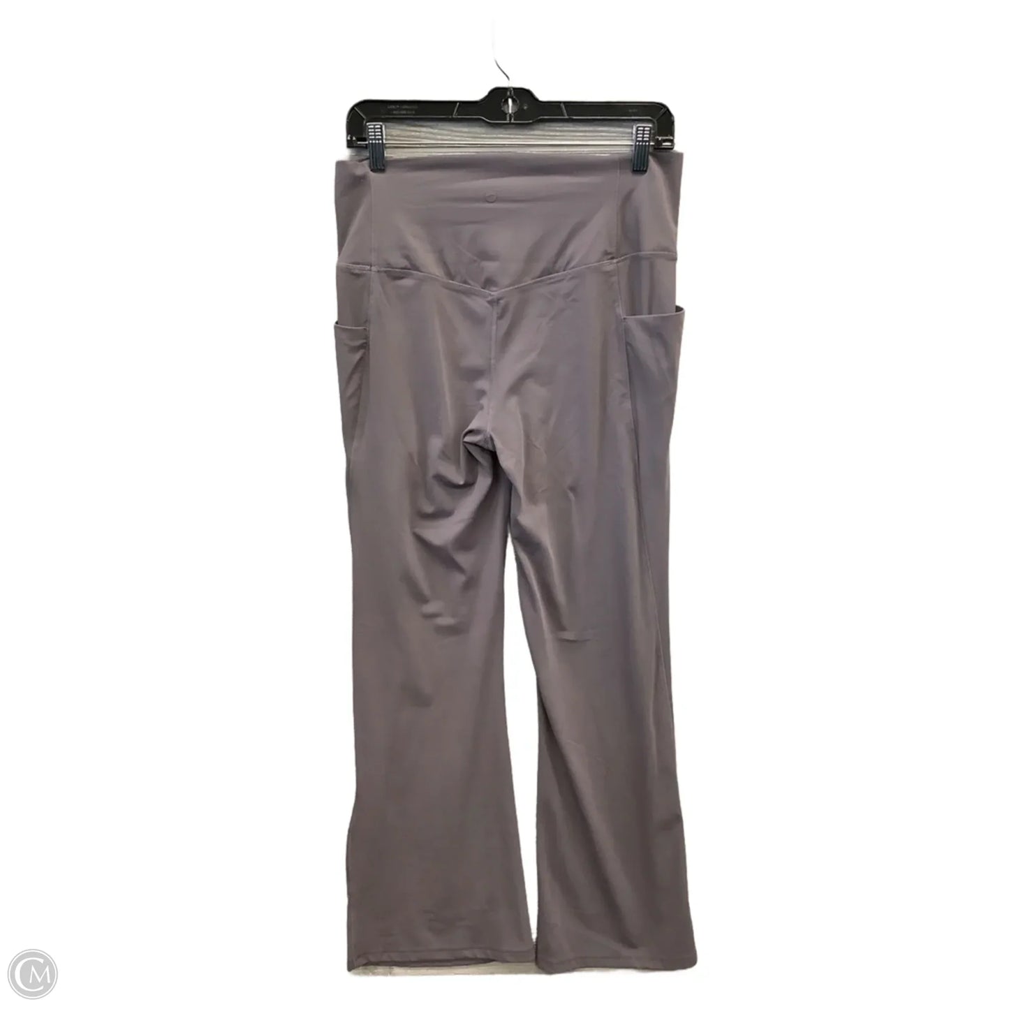 Athletic Leggings By Avia In Grey, Size: L