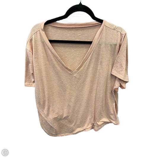 Top Short Sleeve By Shein In Pink, Size: 3x