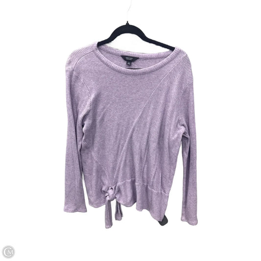 Top Long Sleeve By Simply Vera In Purple, Size: Xl