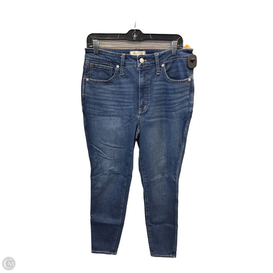 Jeans Skinny By Madewell In Blue Denim, Size: 10