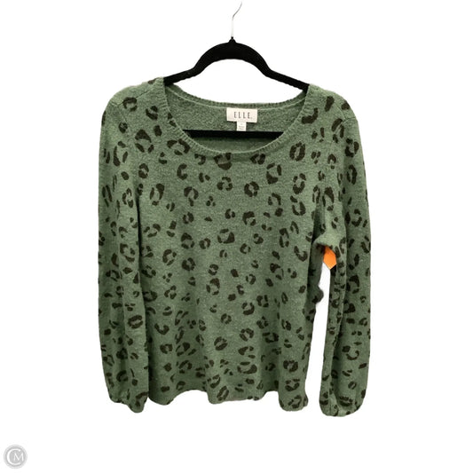 Sweater By Elle In Green, Size: M