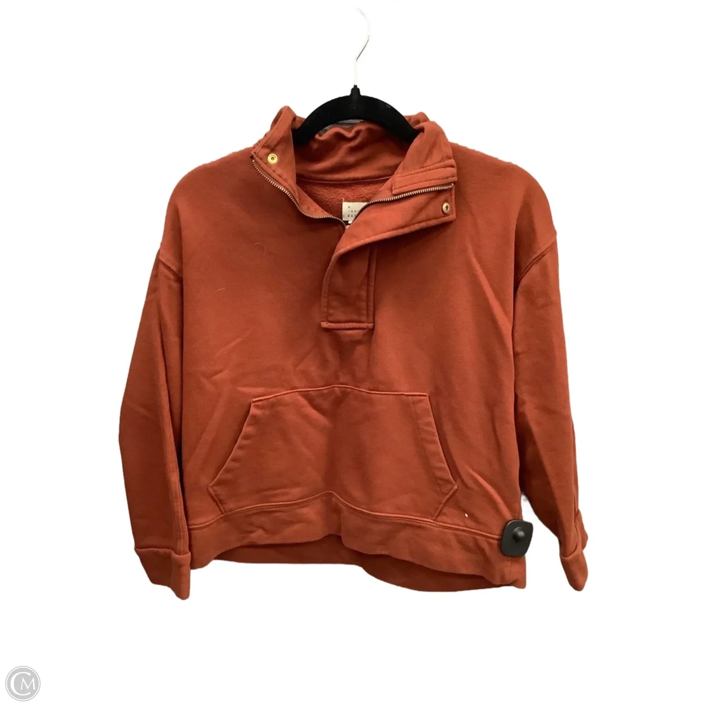 Sweatshirt Collar By A New Day In Brown, Size: M
