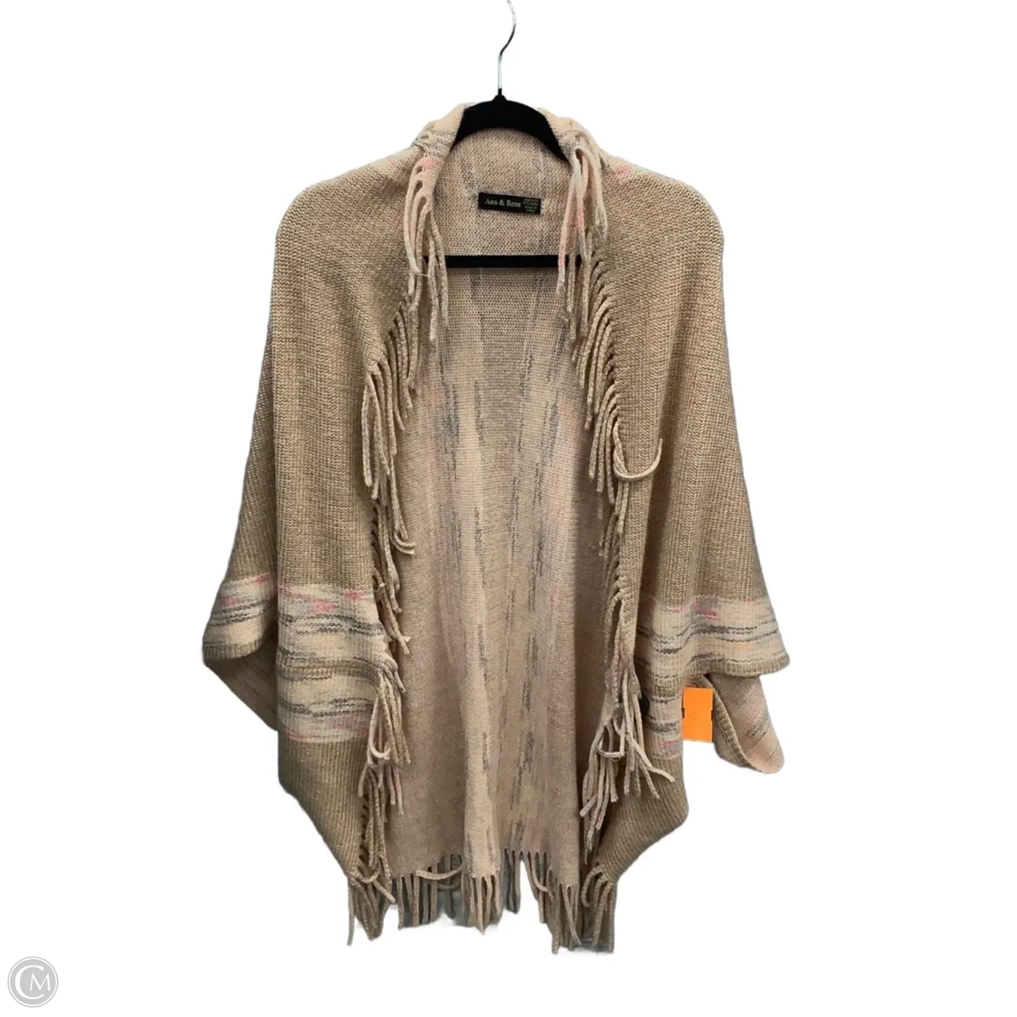 Shawl By Clothes Mentor In Peach, Size: Osfm