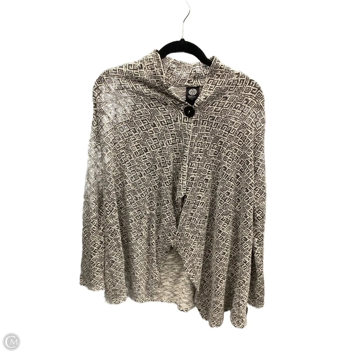 Shawl By Bobeau In Grey, Size: 1x