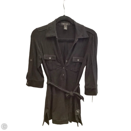 Tunic 3/4 Sleeve By White House Black Market In Black, Size: Xs