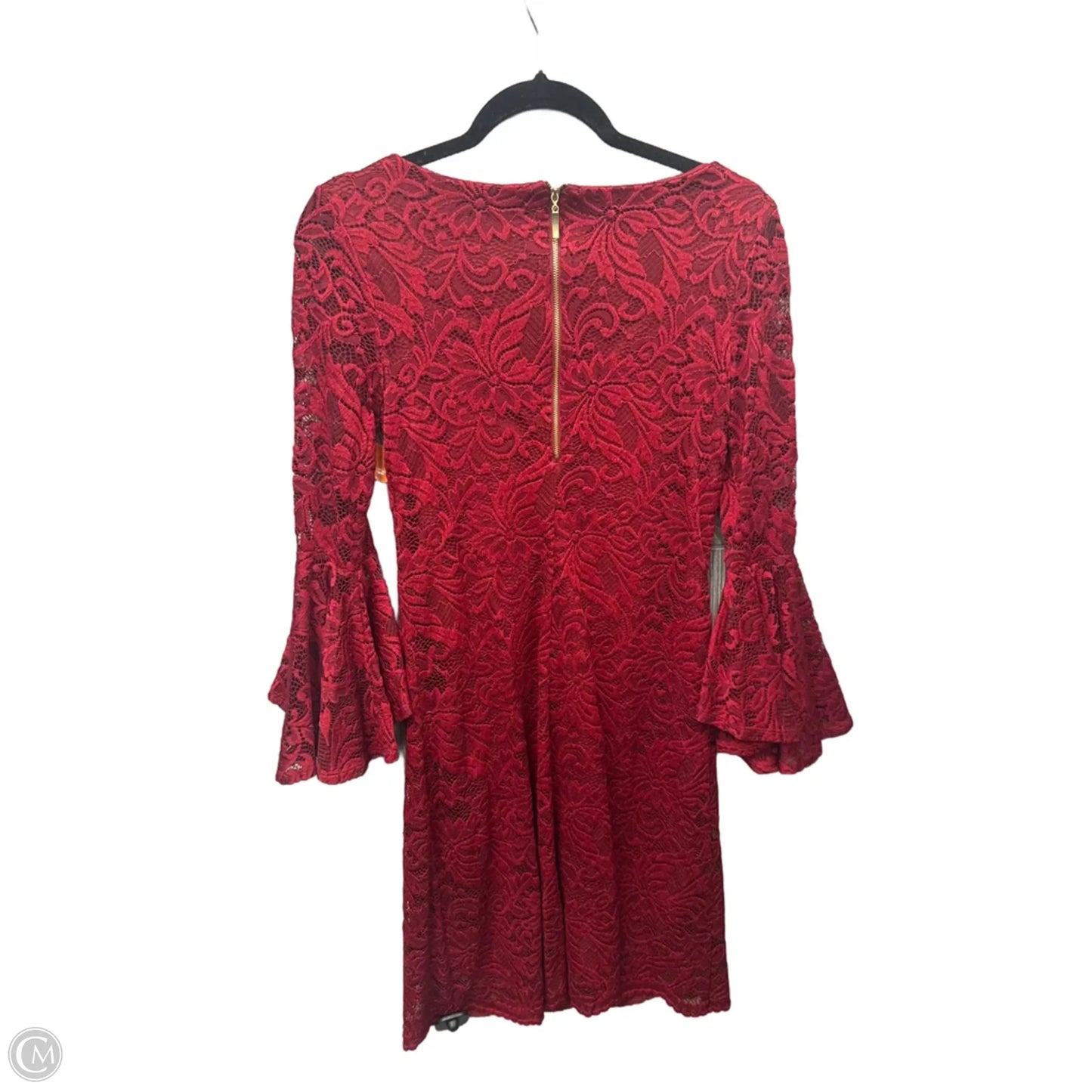 Dress Party Midi By Liz Claiborne In Red, Size: S