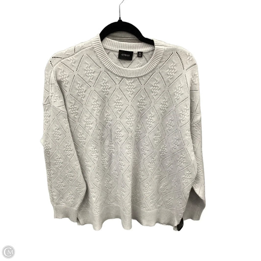 Sweater By Cyrus In Grey, Size: 1x