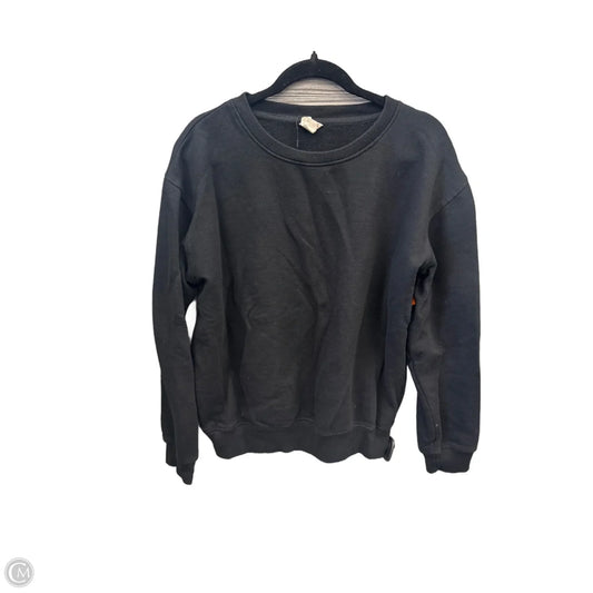 Sweatshirt Crewneck By Clothes Mentor In Black, Size: L