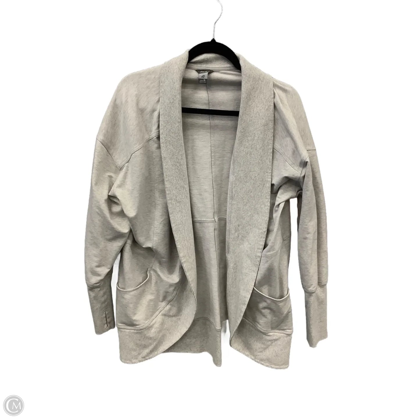 Cardigan By Eddie Bauer In Grey, Size: Xl