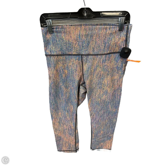 Athletic Capris By Lululemon In Multi-colored, Size: 10