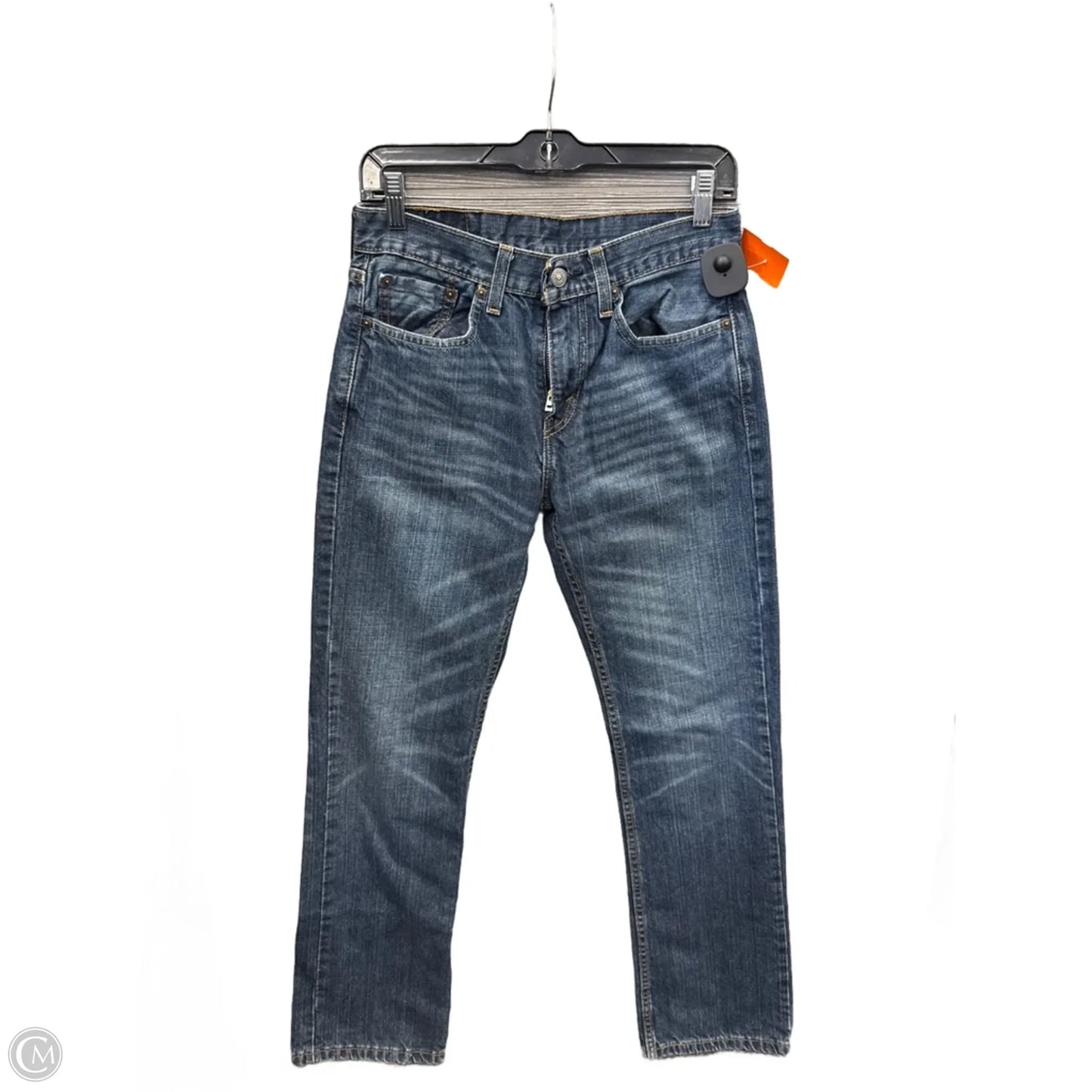 Jeans Straight By Levis In Blue Denim, Size: 8