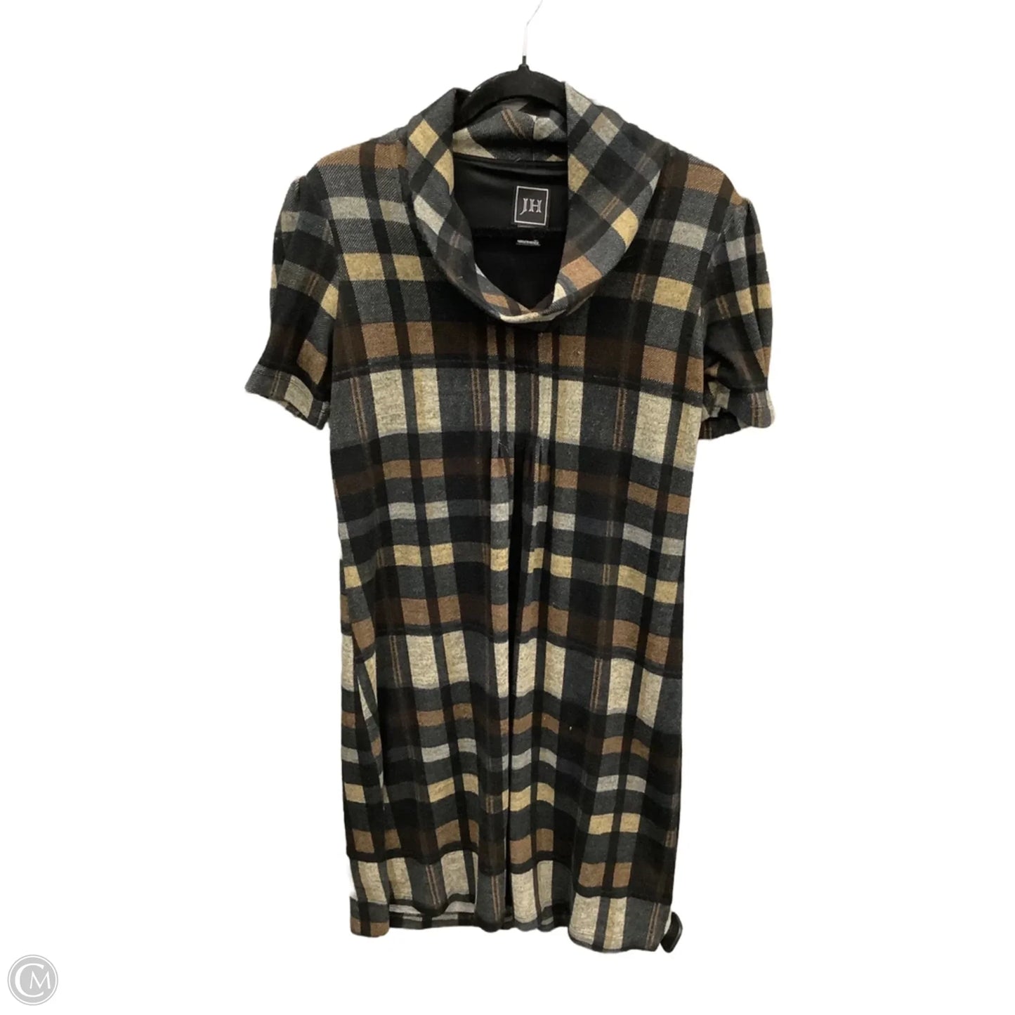 Dress Casual Midi By J H Collectibles In Plaid Pattern, Size: S