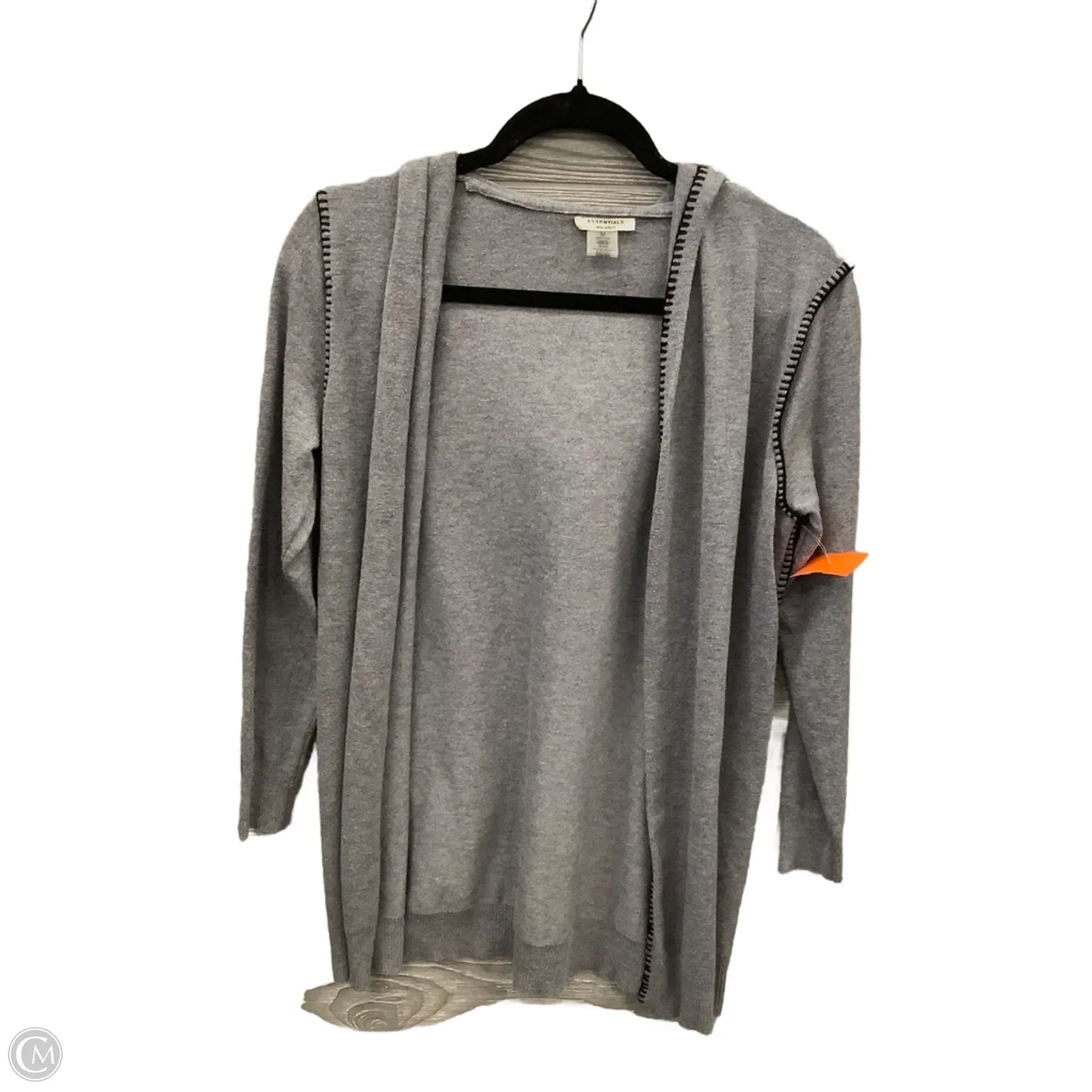 Cardigan By Essentials In Grey, Size: M