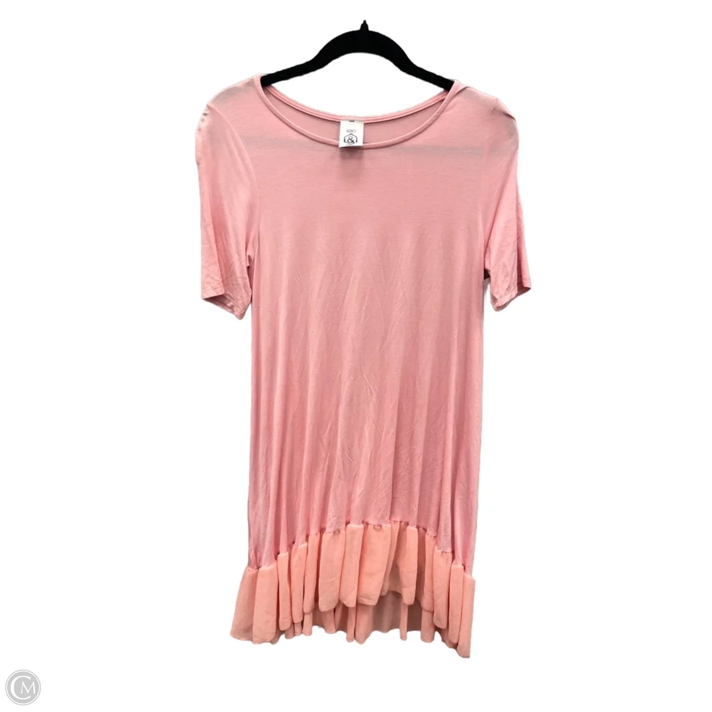 Tunic Short Sleeve By Agnes & Dora In Pink, Size: S