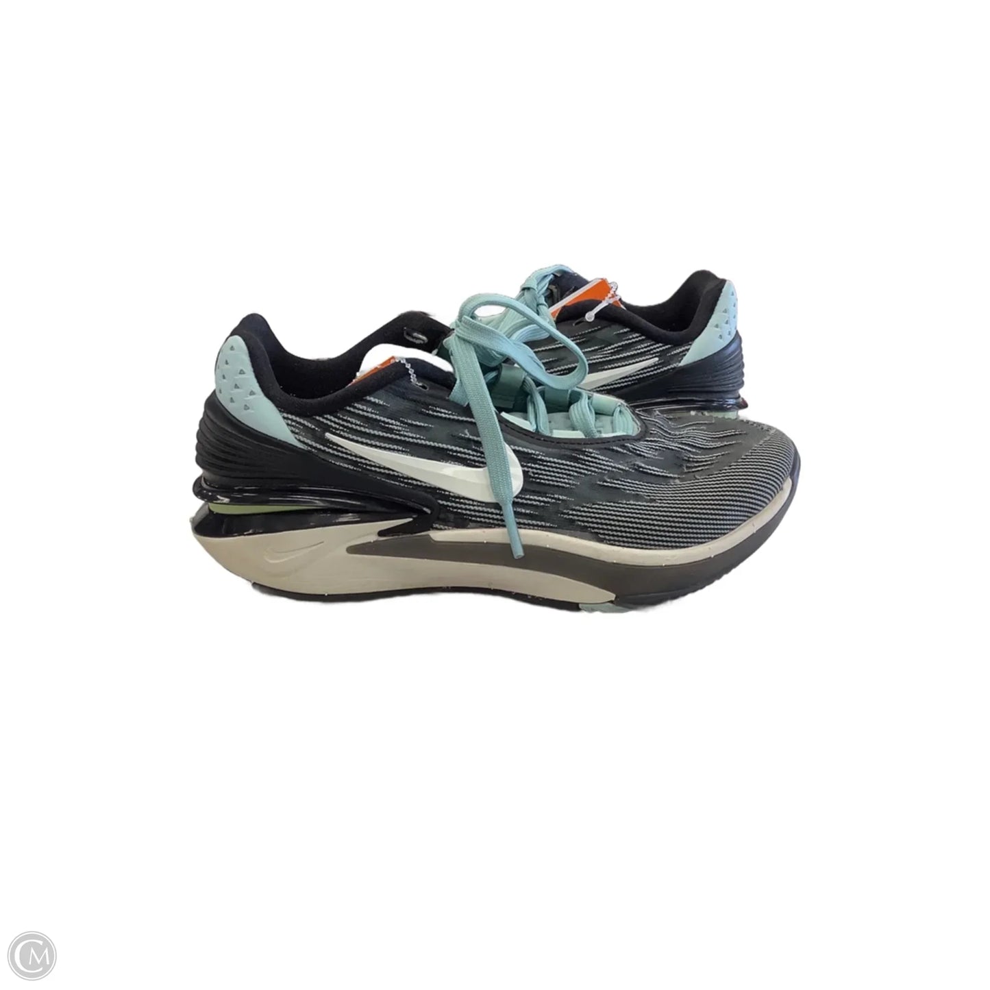 Shoes Athletic By Nike In Black & Green, Size: 6.5