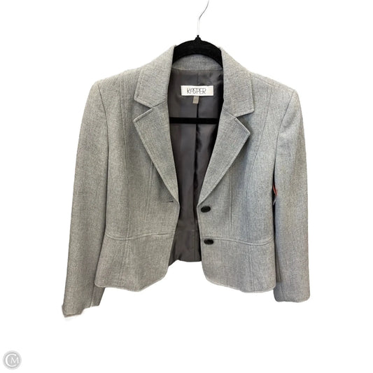 Blazer By Kasper In Grey, Size: Sp