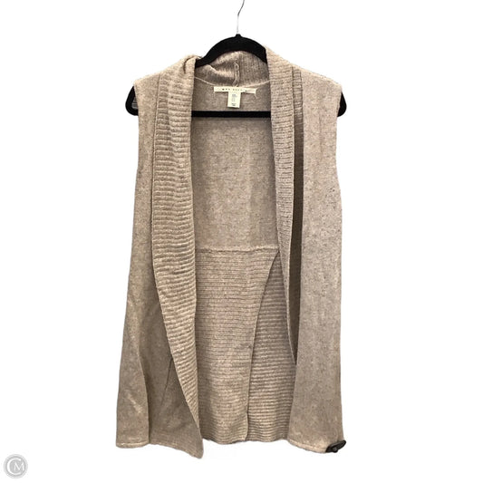 Vest Sweater By Max Studio In Brown, Size: M