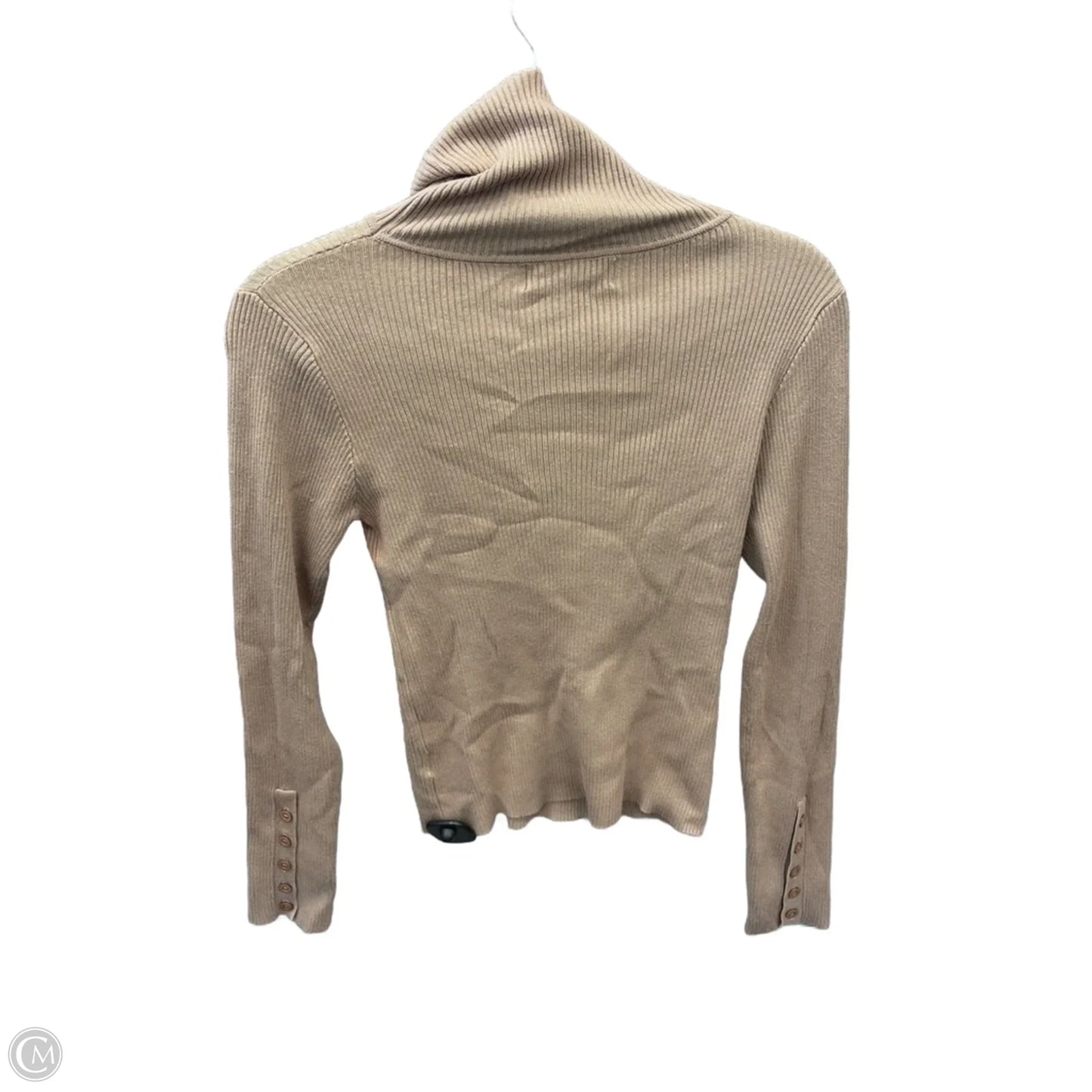 Top Long Sleeve By John + Jenn In Brown, Size: M