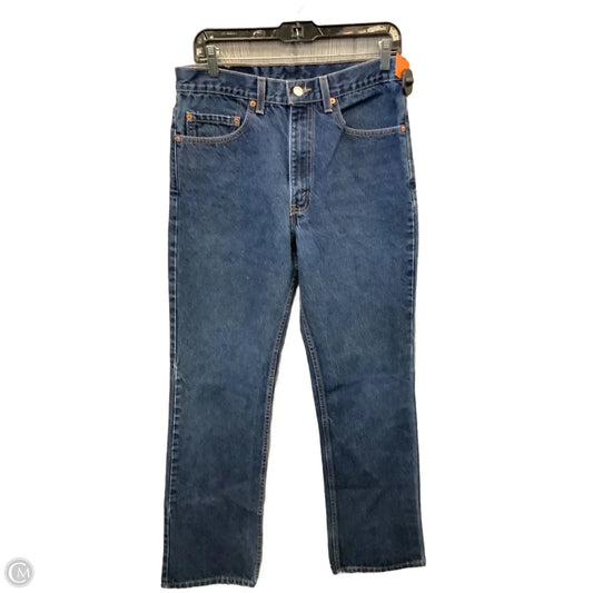 Jeans Boot Cut By Levis In Blue Denim, Size: 16