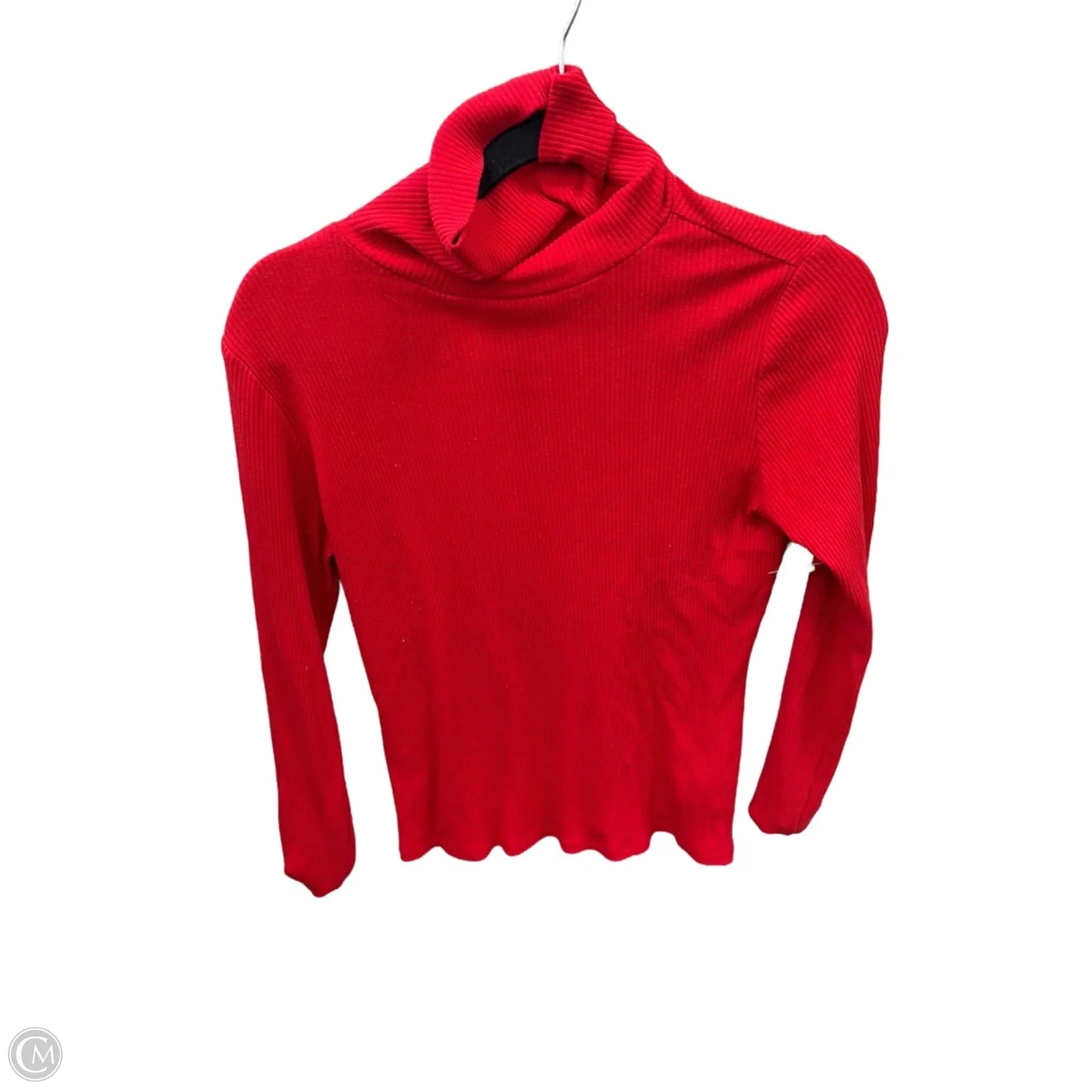 Top Long Sleeve By Old Navy In Red, Size: M