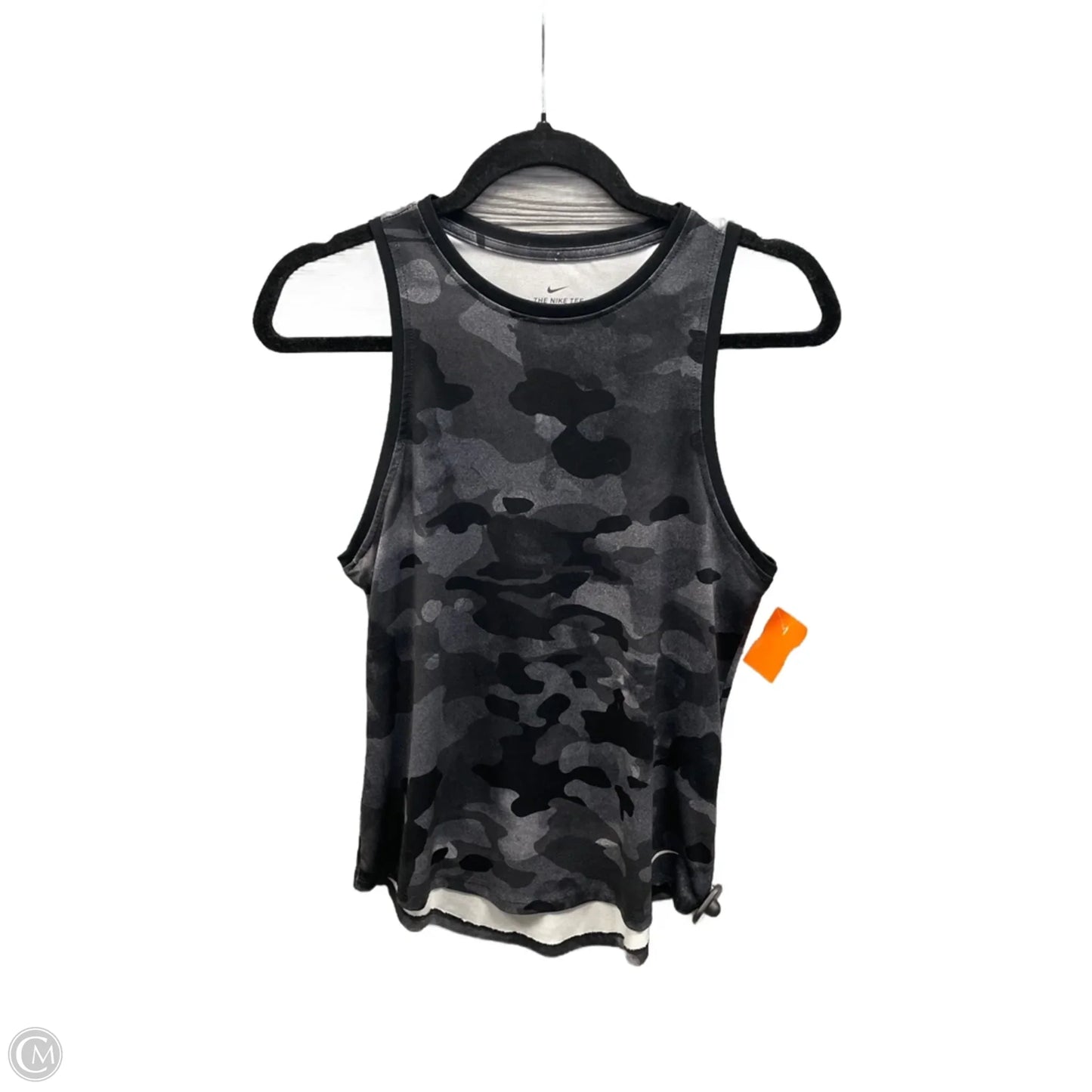 Athletic Tank Top By Nike In Grey, Size: S