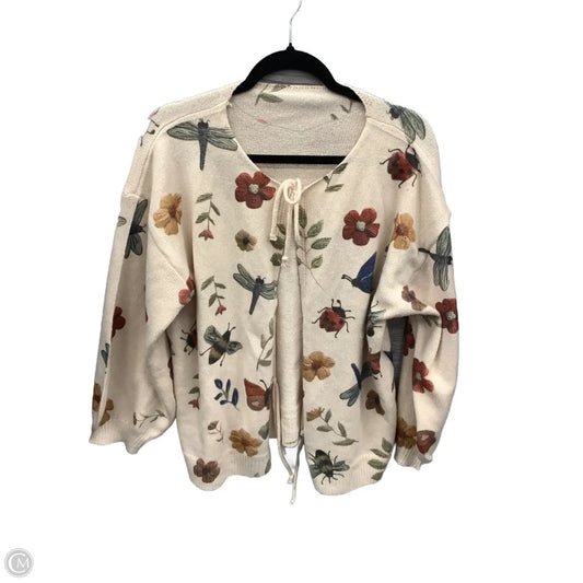 Cardigan By Shein In Tan, Size: 1x