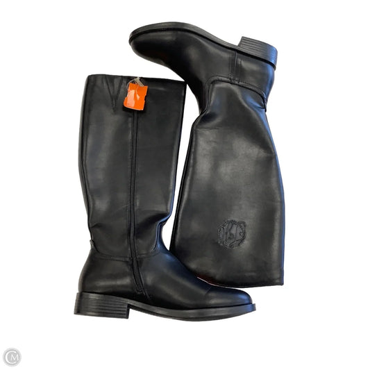 Boots Knee Flats By Tommy Hilfiger In Black, Size: 10