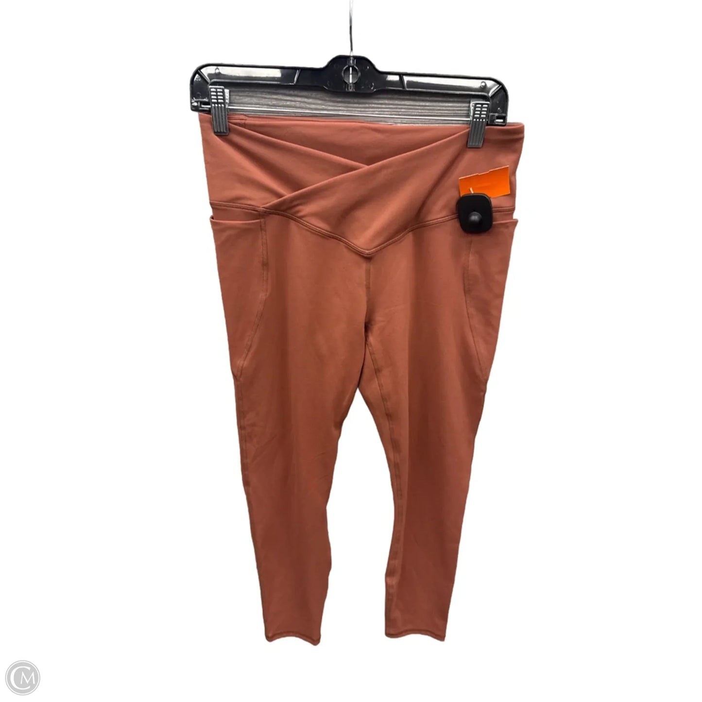 Athletic Leggings By Fabletics In Orange, Size: M