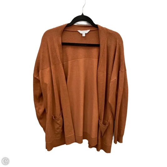 Cardigan By Time And Tru In Brown, Size: Xxl