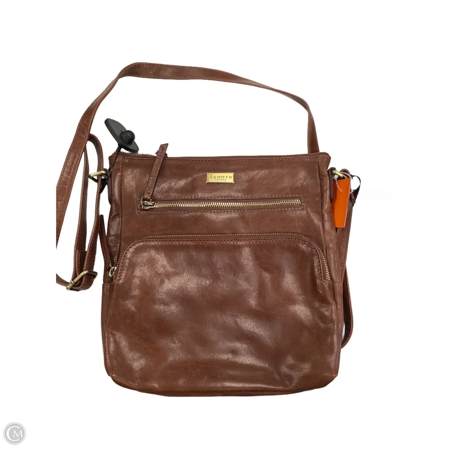 Crossbody Leather By Clothes Mentor, Size: Medium