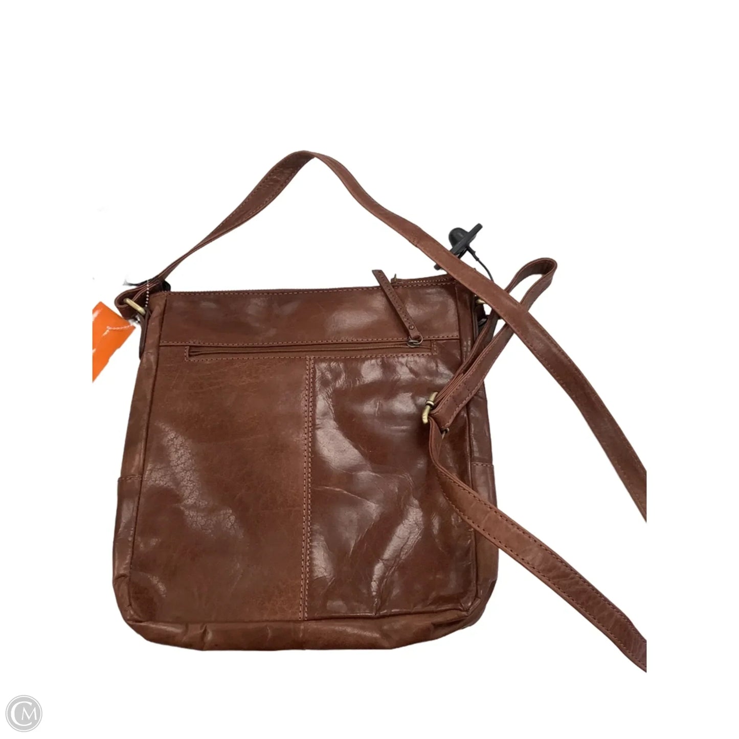 Crossbody Leather By Clothes Mentor, Size: Medium