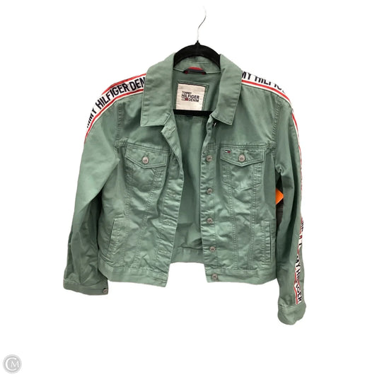 Jacket Denim By Tommy Hilfiger In Green Denim, Size: M