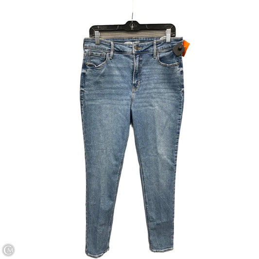 Jeans Skinny By Old Navy In Blue Denim, Size: 12