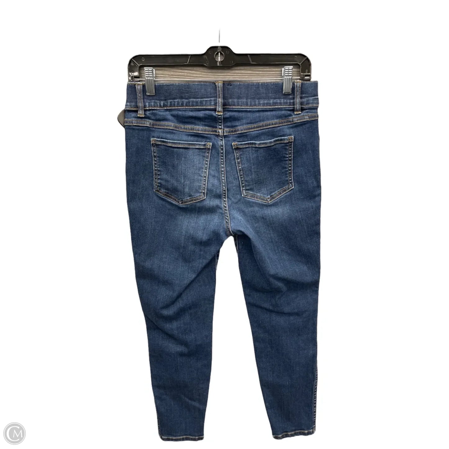 Jeans Skinny By Spanx In Blue Denim, Size: 8