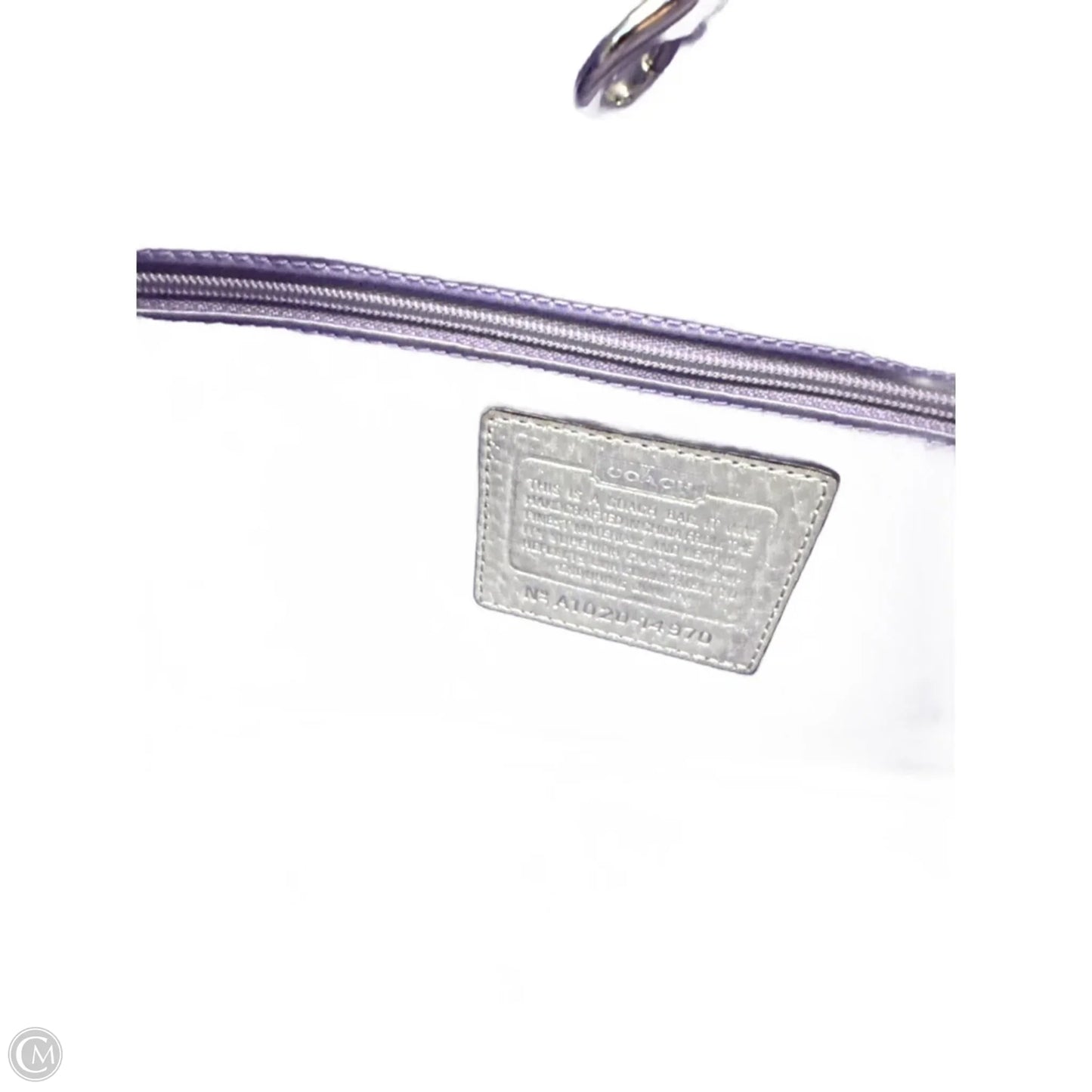 Handbag Designer By Coach, Size: Large