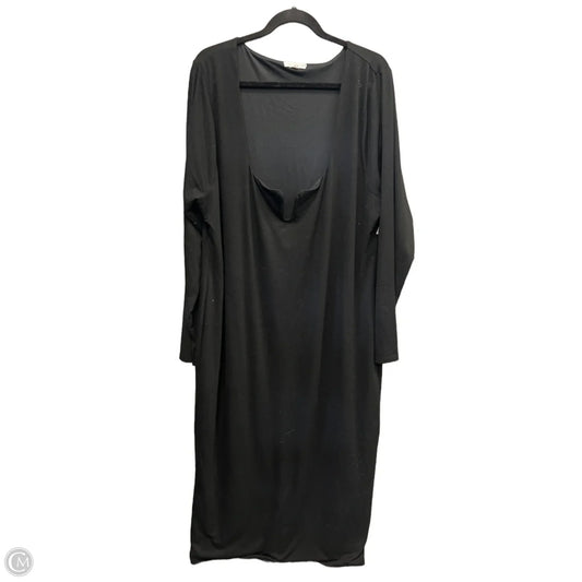 Dress Casual Maxi By Good American In Black, Size: M