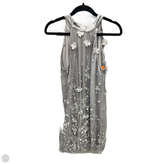 Dress Party Midi By New York And Co In Grey, Size: M