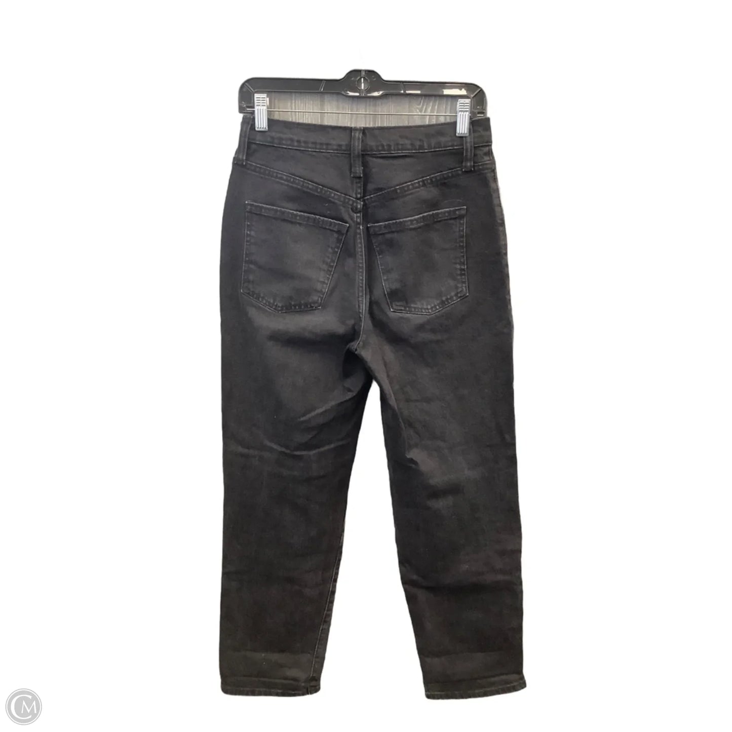 Jeans Straight By Universal Thread In Black Denim, Size: 2